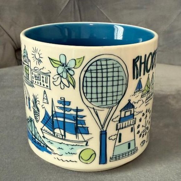 Starbucks RHODE ISLAND Been There Series Ceramic Coffee Mug, 14 Oz - Picture 2 of 6